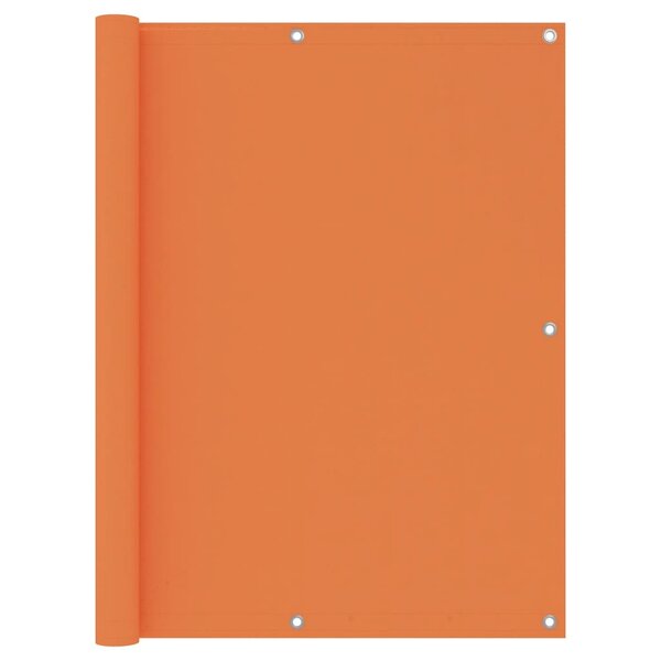 vidaXL Écran de balcon Orange 120x300 cm Tissu Oxford
