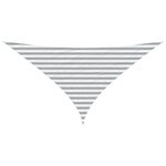 vidaXL Voile d'ombre Gris clair et blanc 3 x 3 x 4 24 m