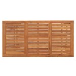 vidaXL Ensemble de bar de jardin 7 Pièces noir bois massif acacia rotin