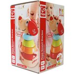 Hape E0448 - Puppy arc-en-ciel à empiler