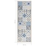 vidaXL Tapis de sol de cuisine lavable Mosaïque 60x180 cm