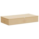 vidaXL Boîte de rangement Tissu intissé 90 x 48 x 15 cm 64 8 L Crème