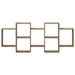 vidaXL Étagère murale chêne artisanal 159x18x65 cm bois d'ingénierie