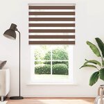 vidaXL Store zèbre marron 130x230cm largeur du tissu 125 9cm polyester