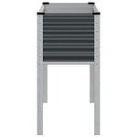 vidaXL Jardinière anthracite 100x45x90 cm acier