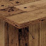 vidaXL Table d'appoint Bois ancien 44 5 x 45 x 55 cm Bois d'ingénierie