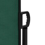 vidaXL Auvent latéral rétractable vert foncé 160x600 cm