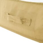 vidaXL Boîte de rangement avec fenêtre transparente 2 pc Tissu intissé