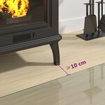 vidaXL Plaque en verre de cheminée Transparent 1200 x 500 mm Verre