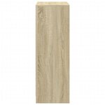 vidaXL Buffet avec LED chêne sonoma 72x34x100 cm bois d'ingénierie