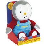 T'choupi Peluche bouillotte 21 cm avec micro perles d'argile