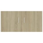 vidaXL Armoire murale Chêne sonoma 80x39x40 cm Bois d'ingénierie