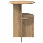 vidaXL Table d'appoint Chêne artisanal Ø 39 5 x 55 cm