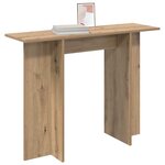 vidaXL Table console Chêne artisanal 100 x 30 x 75 cm