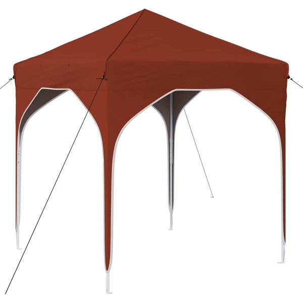 vidaXL Tente de fête pop-up 194 x 194 x 245 cm Terre cuite