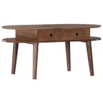 vidaXL Table basse 100x50x46 cm Bois d'acacia solide