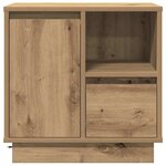 vidaXL Cabinet de chevet avec chêne artisanal 50 x 34.5 x 50 cm.