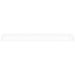 vidaXL Serre avec cadre en acier blanc 54 m² 18x3x2 m