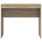 vidaXL Bureau Chêne sonoma 90 x 40 x 76 cm Bois d'ingénierie