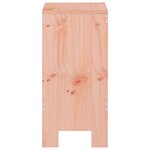vidaXL Tabourets de bar lot de 2 40x36x75 cm bois massif Douglas