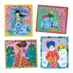 Djeco DJ09474 - Artistic Beads Microbilles Autour du monde
