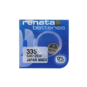 Blister de 1 Pile bouton oxyde argent X335 SR512SW RENATA