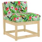 vidaXL Coussin pour dossier de palette Multicolore 70 x 40 x 12 cm