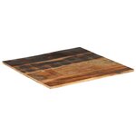 vidaXL Dessus de table carré 70x70 cm 15-16 mm Bois de récupération