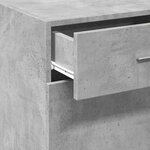 vidaXL Buffet gris béton 45x42 5x93 cm bois d'ingénierie
