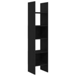 vidaXL Bibliothèque Chêne noir 40 x 35 x 180 cm Bois d'ingénierie