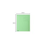 Pack 100 Chemises à bord décalé Forever® 280g Imprimée - 24x32cm - Vert EXACOMPTA