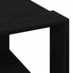 vidaXL Table basse Chêne noir 85 x 55 x 31 cm