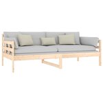vidaXL Lit de jour sans matelas bois de pin massif 90x190 cm