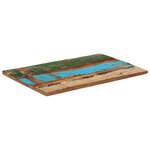 vidaXL Dessus de table rectangulaire 60x90 cm 25-27 mm Bois récupéré