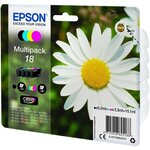 Epson cartouches d'encre multipack pâquerette t1806 - noir / cyan / magenta / jaune