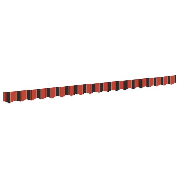 vidaXL Valance d'auvent pour cadre de 4 m Multicolore 3 8x0 2 m