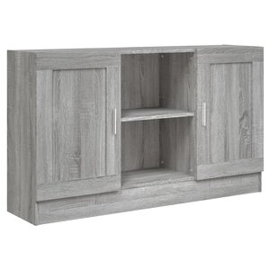 vidaXL Buffet Sonoma gris 120x30 5x70 cm Bois d'ingénierie