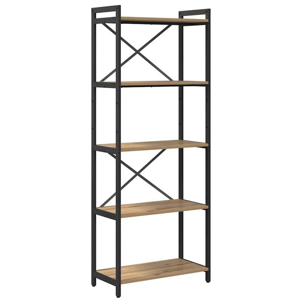 vidaXL Étagère Chêne artisanal 60 x 30 x 155 cm Bois d'ingénierie