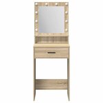 vidaXL Coiffeuse Chêne sonoma 50 x 41 x 135 cm Bois d'ingénierie