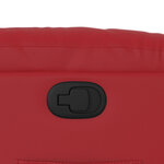 vidaXL Fauteuil inclinable Rouge Similicuir
