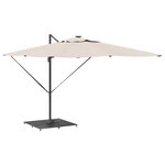 vidaXL Pied de parasol Gris foncé 100 x 100 x 4 cm Acier