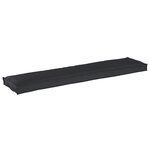 vidaXL Coussin de palette pour banc Noir 180x40x8 cm Tissu Oxford