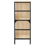 vidaXL Bibliothèque chêne sonoma 78 5x33x82 cm bois d'ingénierie