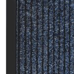 vidaXL Paillasson rayé Bleu 60x80 cm