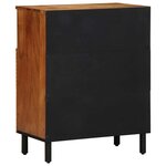 vidaXL Buffet avec étagère Marron 60 x 33 x 75 cm Bois d'acacia massif