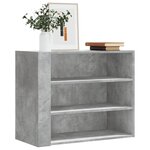 vidaXL Armoire murale gris béton 75x35x60 cm bois d'ingénierie