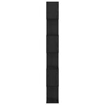 vidaXL Bibliothèque en chêne noir - 70 x 24 x 193 5 cm  bois d'ingénierie.