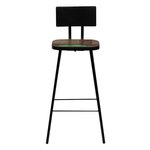 vidaXL Mobilier de bar 3 Pièces Bois de récupération massif Multicolore