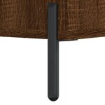 vidaXL Banc à chaussures chêne marron 102x35x55 cm bois d'ingénierie