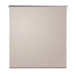 Store enrouleur occultant beige 40 x 100 cm